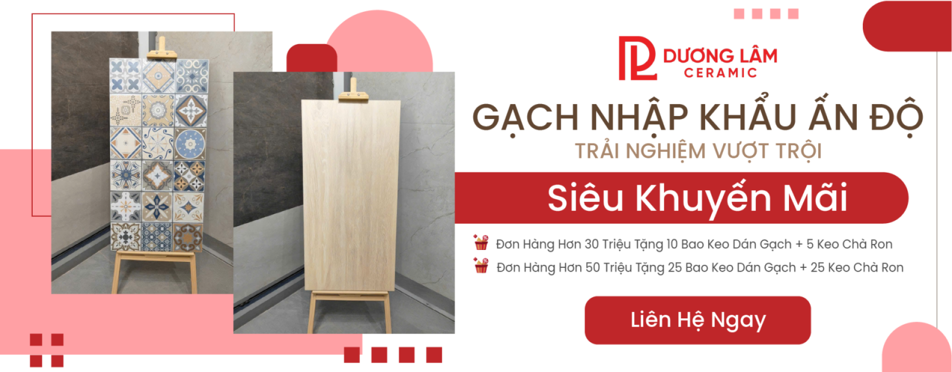 KHO GẠCH DƯƠNG LÂM - CHUYÊN GẠCH MEN, GẠCH ỐP LÁT CHẤT LƯỢNG