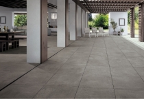 Lát gạch hành lang sân chợ bằng gạch khổ lớn: Giải pháp bền – đẹp – tiết kiệm cho công trình thương mại